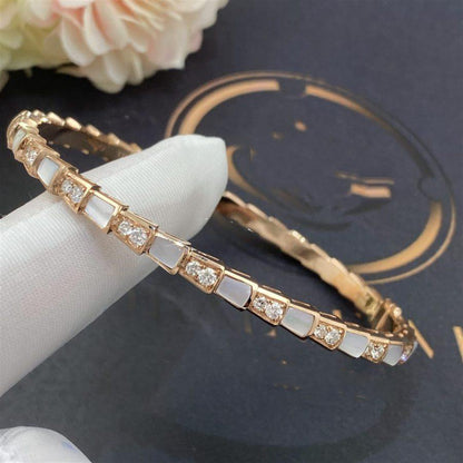 [Vellora Opalyn]SERPENTI BRACELET PINK GOLD MOP DIAMOND