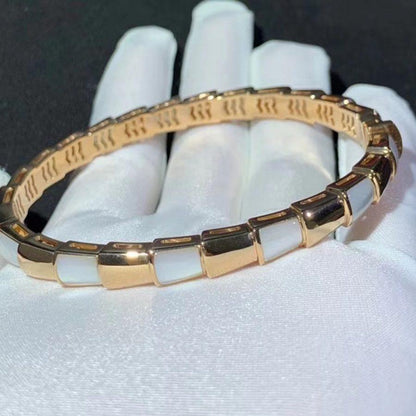 [Vellora Opalyn]SERPENTI BRACELET PINK GOLD MOP