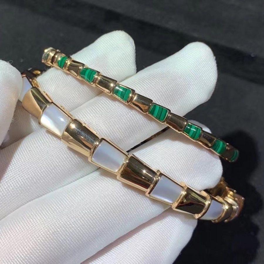 [Vellora Opalyn]SERPENTI BRACELET PINK GOLD MOP