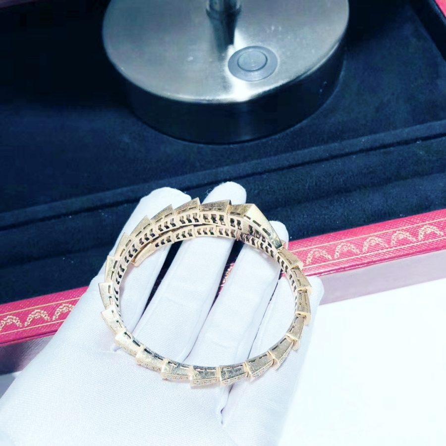 [Vellora Opalyn]SERPENTI BRACELET 8MM PINK GOLD DIAMOND