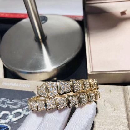 [Vellora Opalyn]SERPENTI BRACELET 8MM GOLD DIAMOND