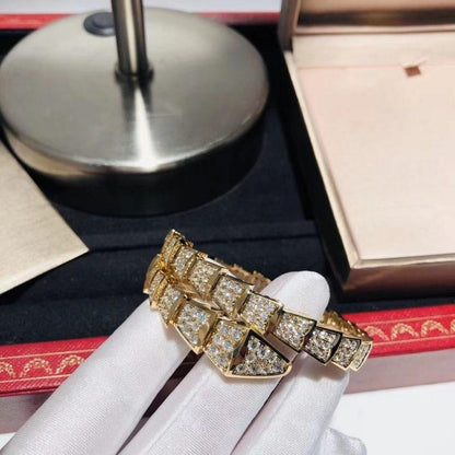 [Vellora Opalyn]SERPENTI BRACELET 8MM GOLD DIAMOND