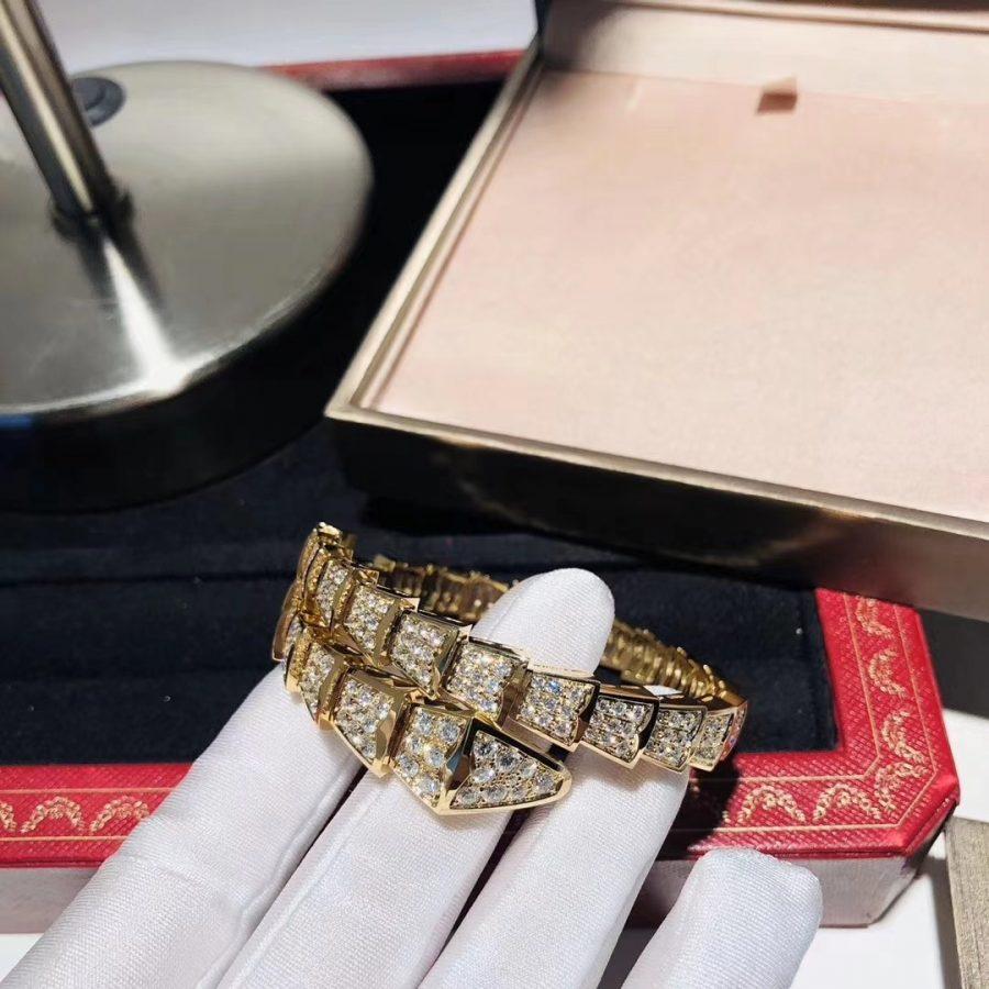 [Vellora Opalyn]SERPENTI BRACELET 8MM GOLD DIAMOND