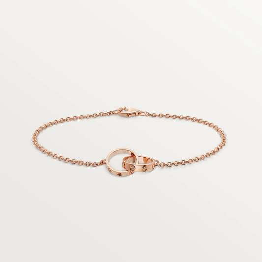 [Vellora Opalyn]LOVE BRACELET DOUBLE RING