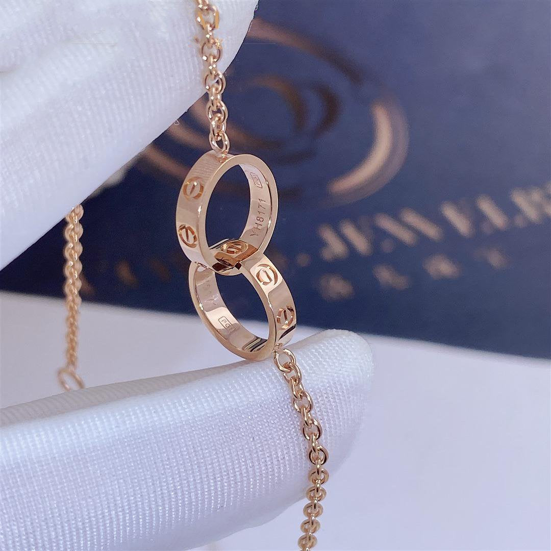 [Vellora Opalyn]LOVE BRACELET DOUBLE RING