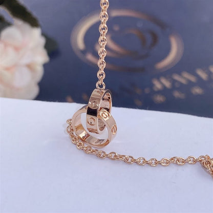 [Vellora Opalyn]LOVE BRACELET DOUBLE RING