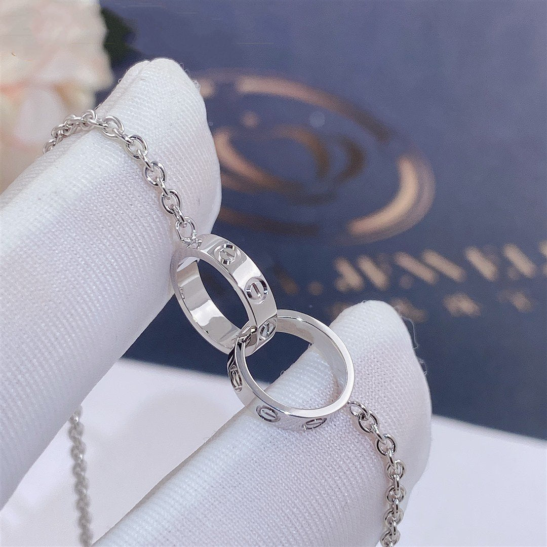 [Vellora Opalyn]LOVE BRACELET DOUBLE RING