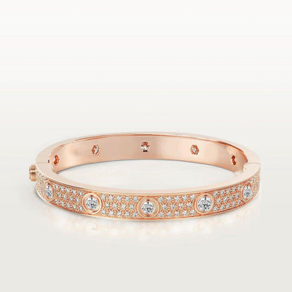 [Vellora Opalyn]LOVE BRACELET 6.1MM DIAMOND-PAVED 10 BIG DIAMONDS
