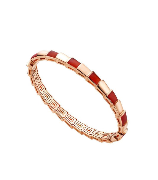 [Vellora Opalyn]SERPENTI BRACELET PINK GOLD RUBELLITE