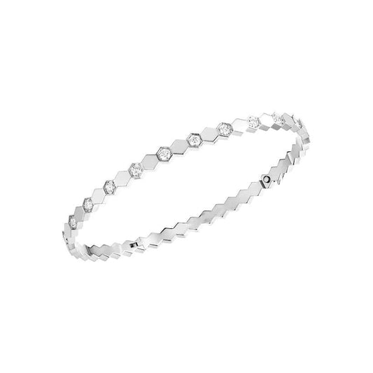 [Vellora Opalyn]BEE LOVE SILVER DIAMOND BRACELET