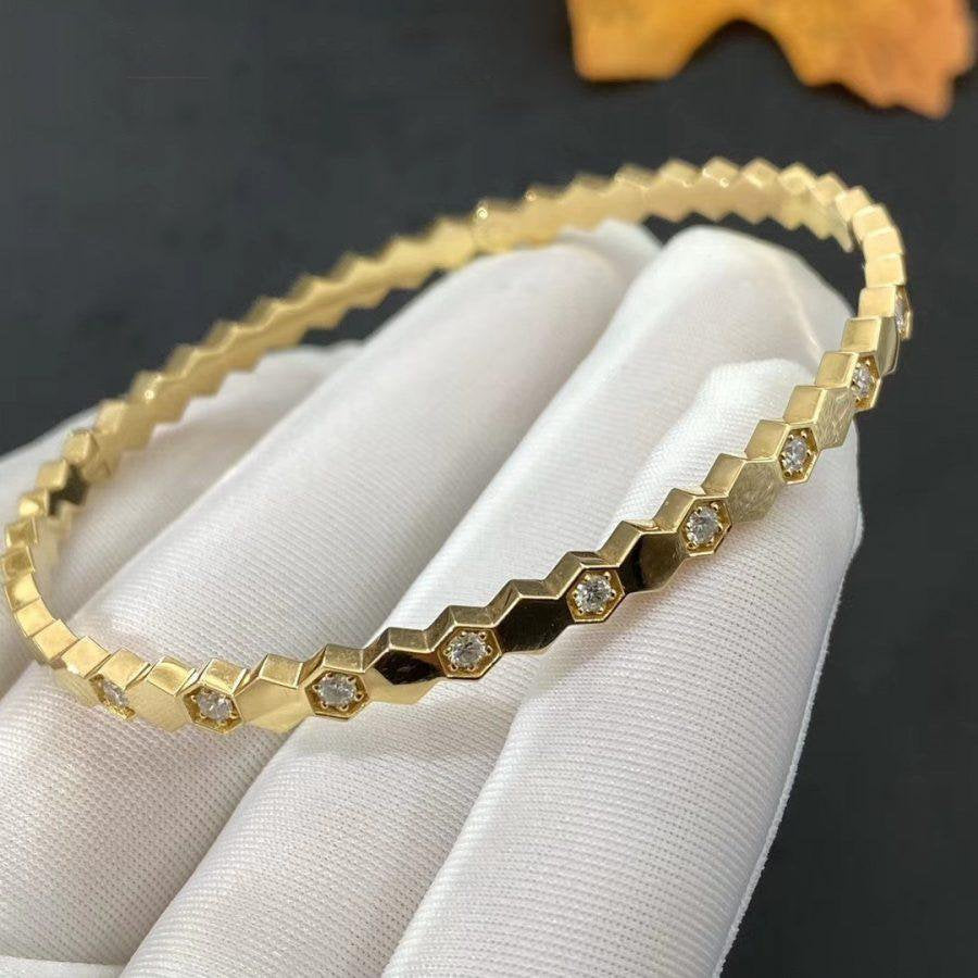 [Vellora Opalyn]BEE LOVE GOLD DIAMOND BRACELET