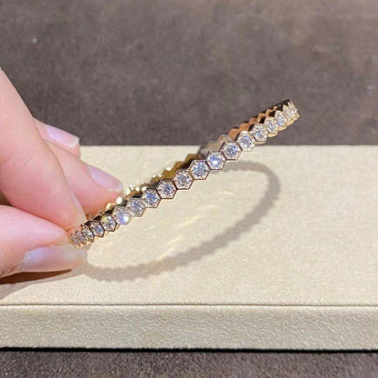 [Vellora Opalyn]BEE LOVE GOLD BRACELET FULL DIAMOND