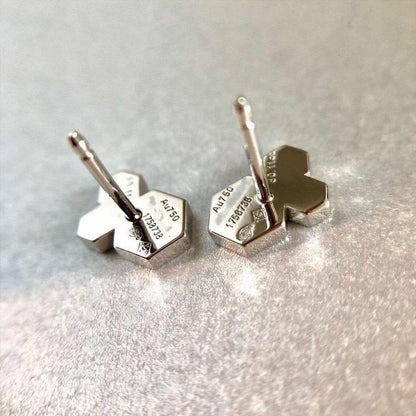 [Vellora Opalyn]BEE LOVE SILVER DIAMOND EARRINGS