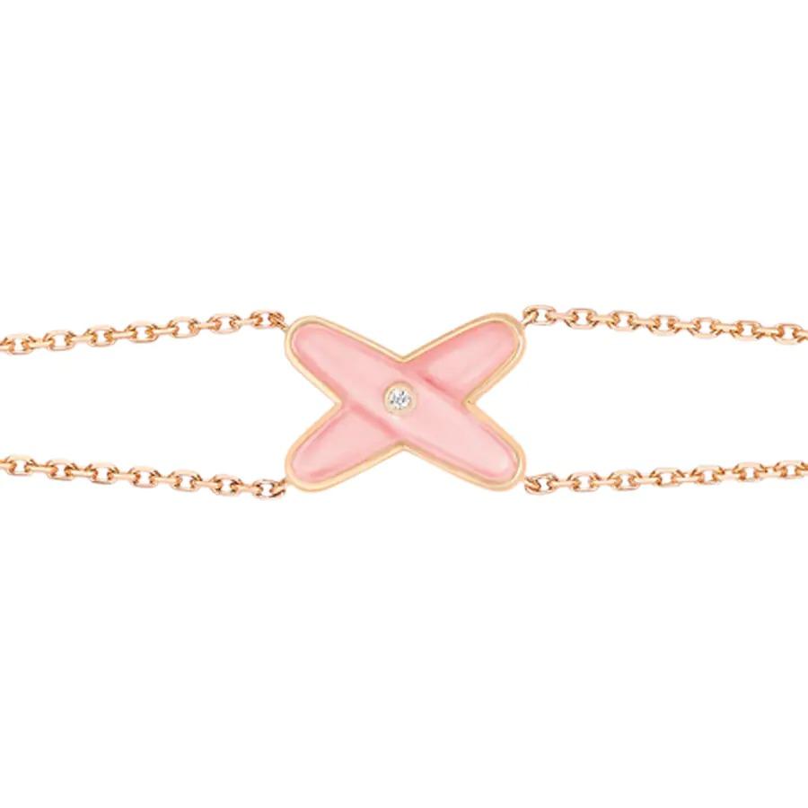 [Vellora Opalyn]JEUX BRACELET PINK MOP PINK GOLD 1 DIAMOND