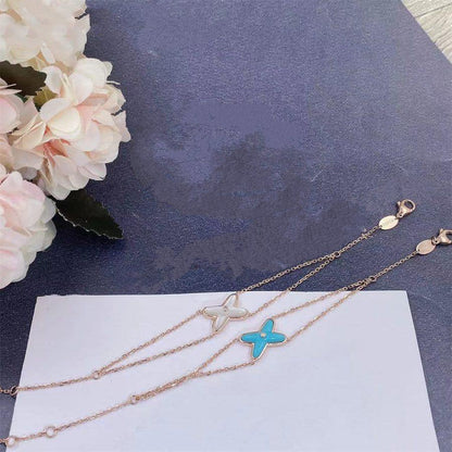 [Vellora Opalyn]JEUX BRACELET TURQUOISE PINK GOLD 1 DIAMOND