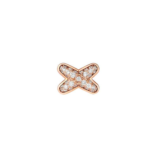 [Vellora Opalyn]JEUX DE PINK GOLD DIAMOND EARRINGS