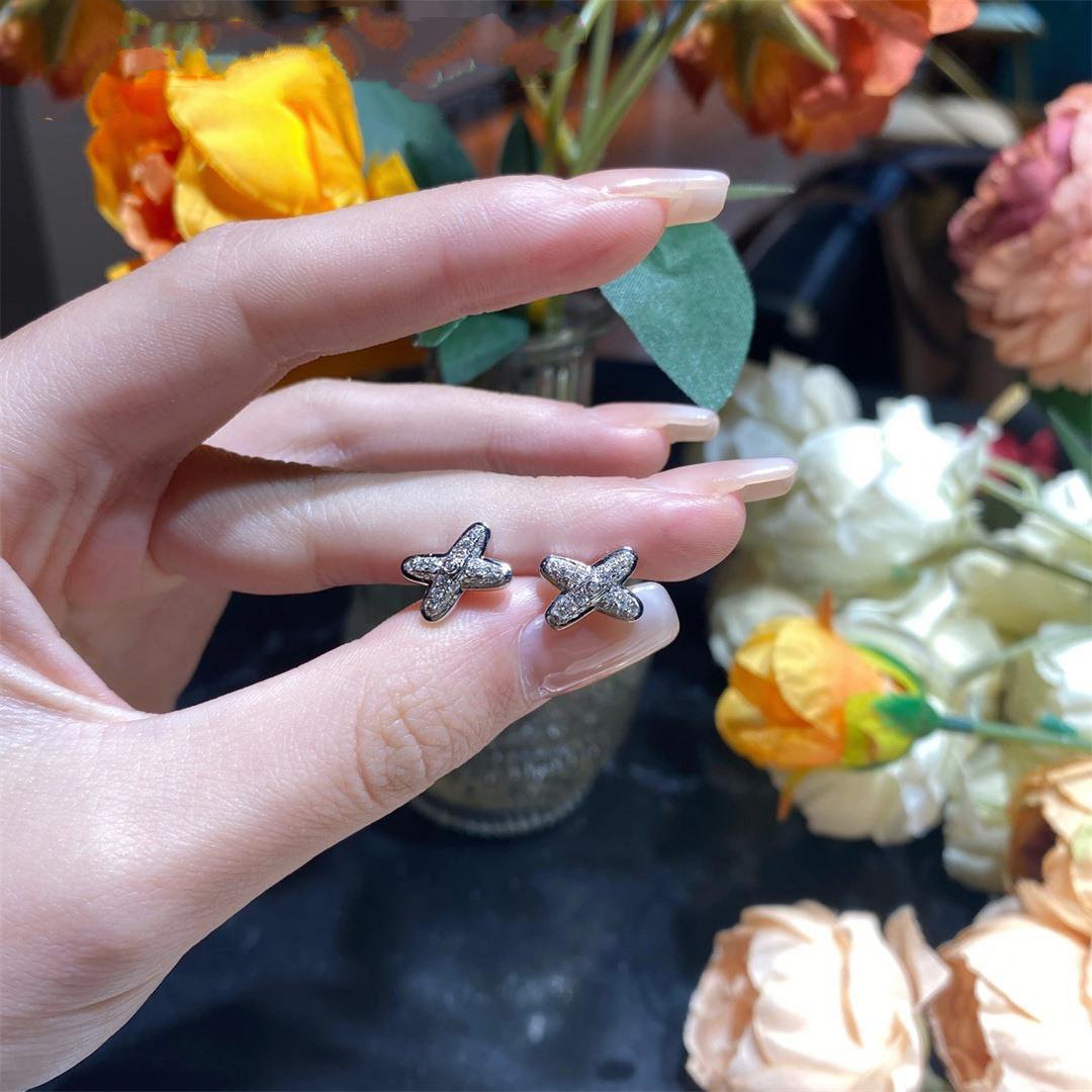 [Vellora Opalyn]JEUX DE SILVER DIAMOND EARRINGS
