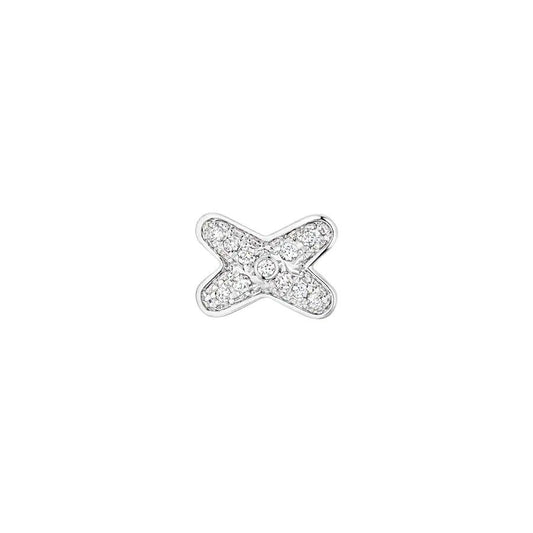 [Vellora Opalyn]JEUX DE SILVER DIAMOND EARRINGS