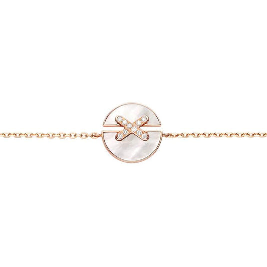 [Vellora Opalyn]JEUX DE BRACELET MOP PINK GOLD DIAMONDS