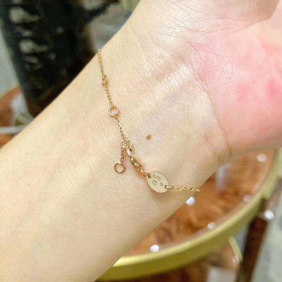 [Vellora Opalyn]JEUX DE BRACELET MOP PINK GOLD DIAMONDS