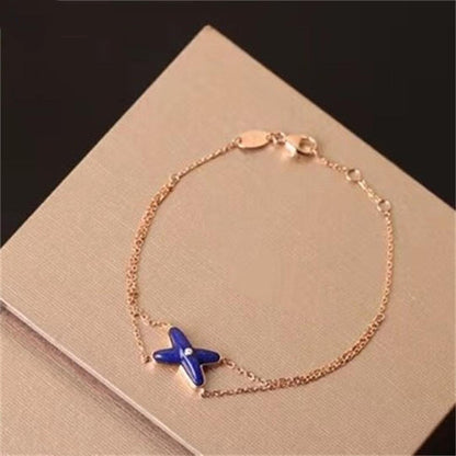 [Vellora Opalyn]Hollow Design Four-Leaf Clover Flower Shape Ring