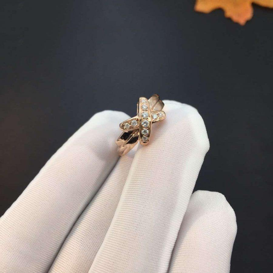 [Vellora Opalyn]JEUX DE PINK GOLD DIAMOND RING