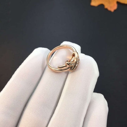 [Vellora Opalyn]JEUX DE PINK GOLD DIAMOND RING