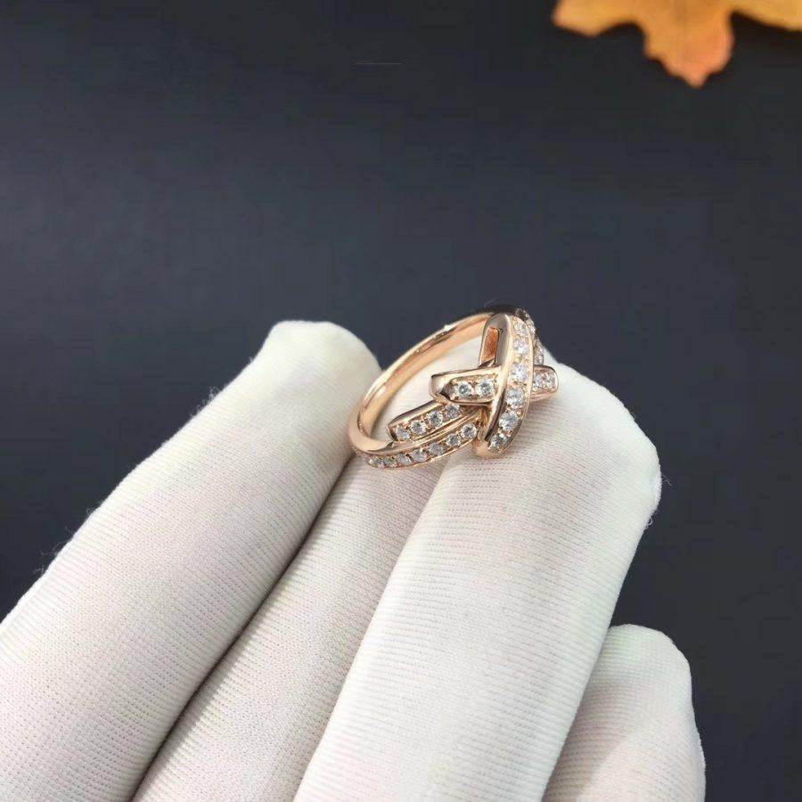 [Vellora Opalyn]JEUX DE RING PINK GOLD DIAMOND