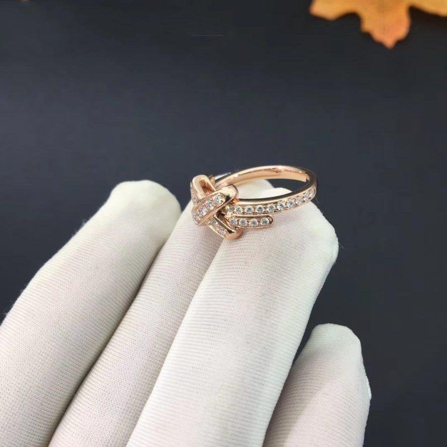 [Vellora Opalyn]JEUX DE RING PINK GOLD DIAMOND