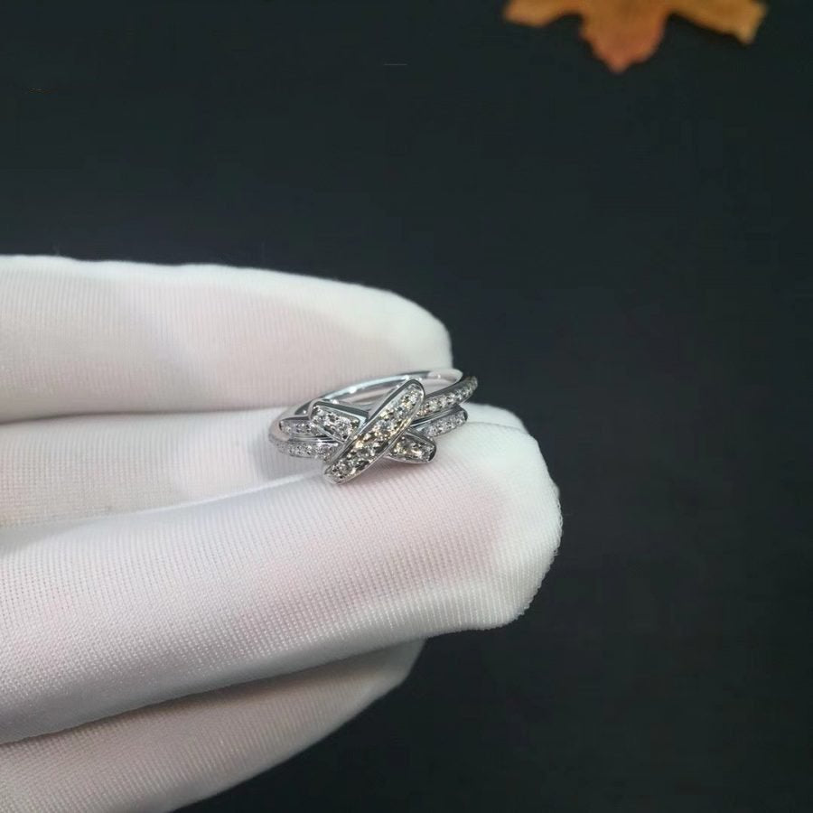 [Vellora Opalyn]JEUX DE SILVER DIAMOND RING