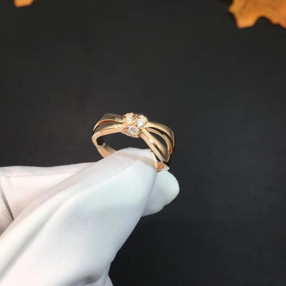 [Vellora Opalyn]LIENS RING PINK GOLD DIAMOND