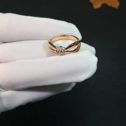 [Vellora Opalyn]LIENS RING PINK GOLD DIAMOND