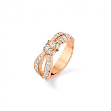 [Vellora Opalyn]LIENS PINK GOLD DIAMOND RING