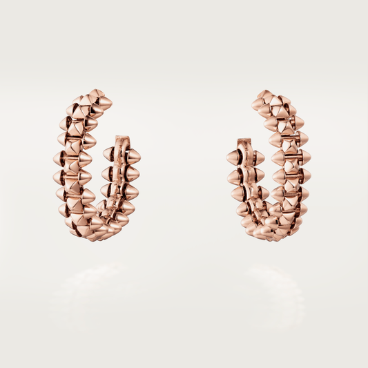 [Vellora Opalyn]CLASH SMALL HOOP EARRINGS