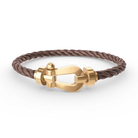 [Vellora Opalyn]FORCE LARGE HORSESHOE NO DIAMOND BRACELET GOLD