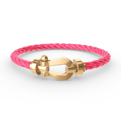 [Vellora Opalyn]FORCE LARGE HORSESHOE NO DIAMOND BRACELET GOLD