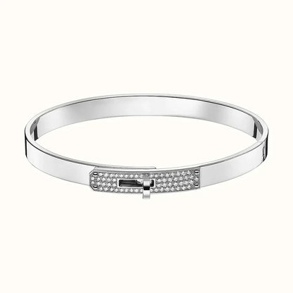 [Vellora Opalyn]KELLY SILVER DIAMOND BRACELET