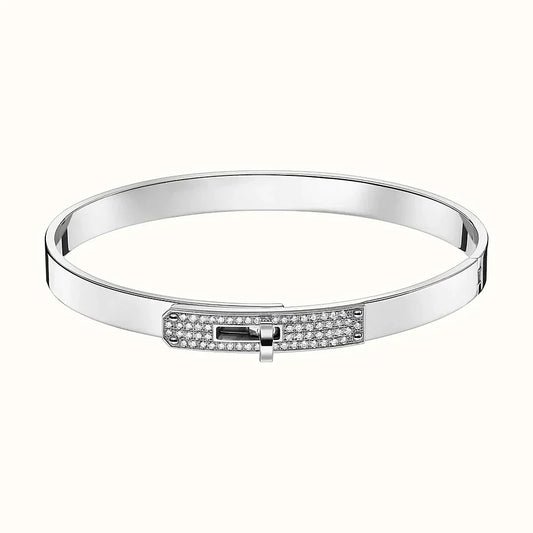 [Vellora Opalyn]KELLY SILVER DIAMOND BRACELET