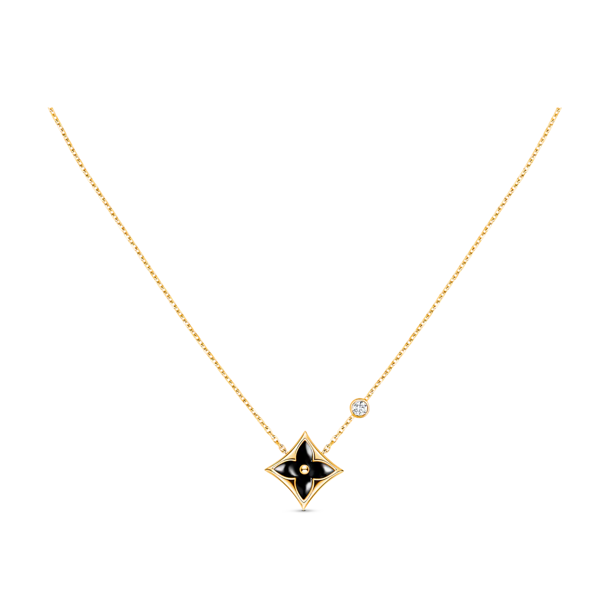 [Vellora Opalyn]STAR BLACK MOP NECKLACE