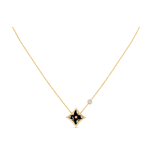 [Vellora Opalyn]STAR BLACK MOP NECKLACE