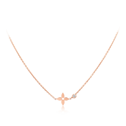 [Vellora Opalyn]BLOSSOM PENDANT PINK GOLD AND DIAMOND