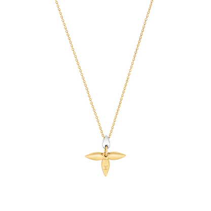 [Vellora Opalyn]LOUISETTE PEDANT GOLD NECKLACE