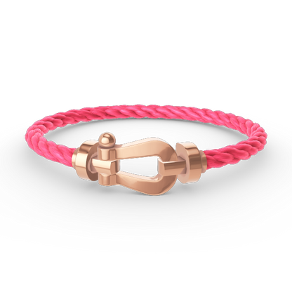 [Vellora Opalyn]FORCE LARGE HORSESHOE NO DIAMOND BRACELET ROSE GOLD