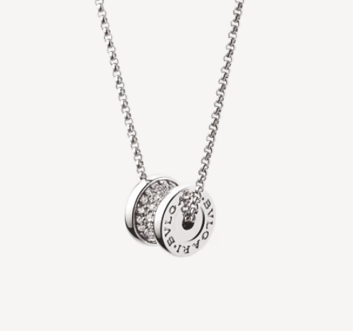 [Vellora Opalyn]ZERO 1 SILVER DIAMOND NECKLACE