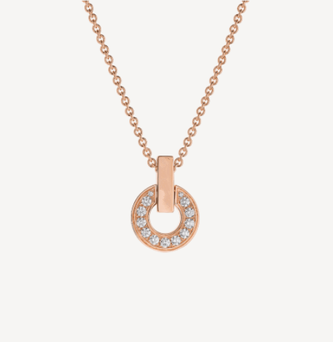 [Vellora Opalyn]GARI NECKLACE PINK GOLD DIAMOND