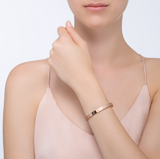 [Vellora Opalyn]LOVE BRACELET 6.1MM 4 DIAMONDS