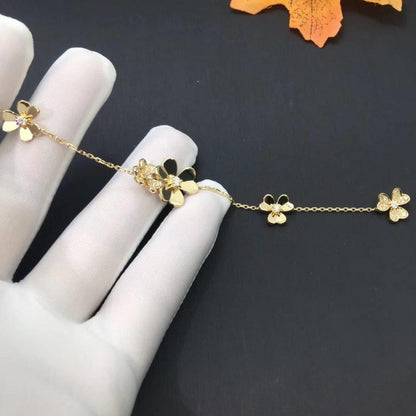 [Vellora Opalyn]FRIVOLE GOLD 5 FLOWERS BRACELET