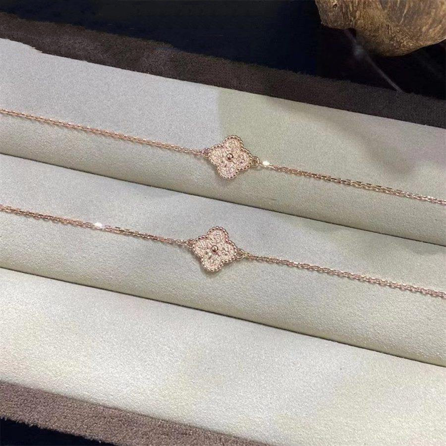 [Vellora Opalyn]CLOVER SINGLE FLOWER BRACELET