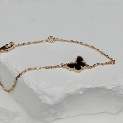 [Vellora Opalyn]BUTTERFLY ONYX  BUTTERFLY BRACELET