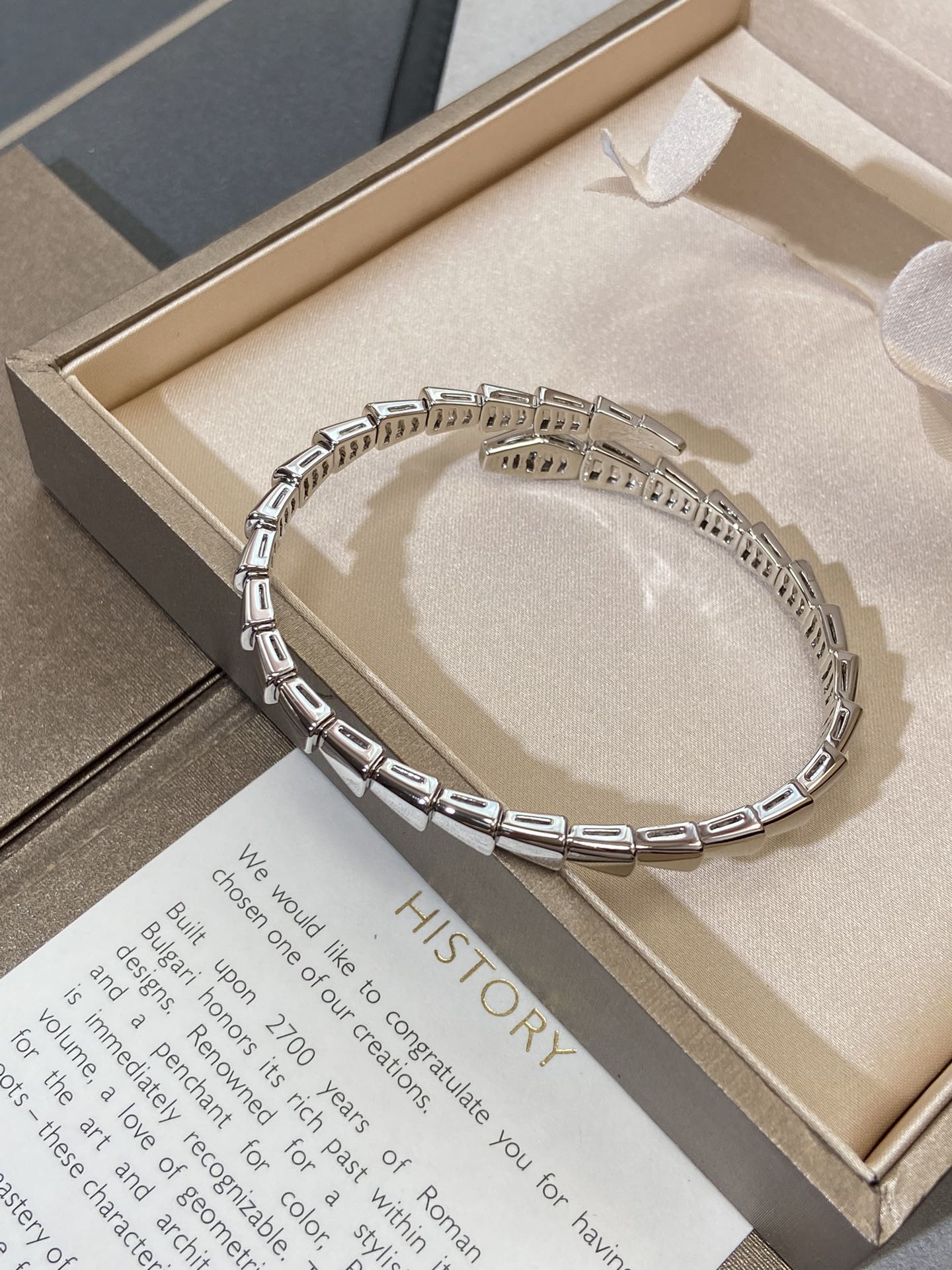 [Vellora Opalyn]SERPENTI VIPER SILVER BRACELET